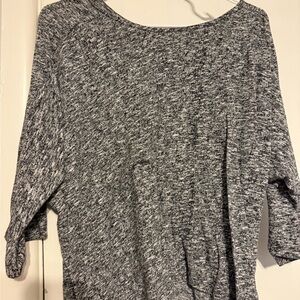 Old Navy Heather Gray Knit Top